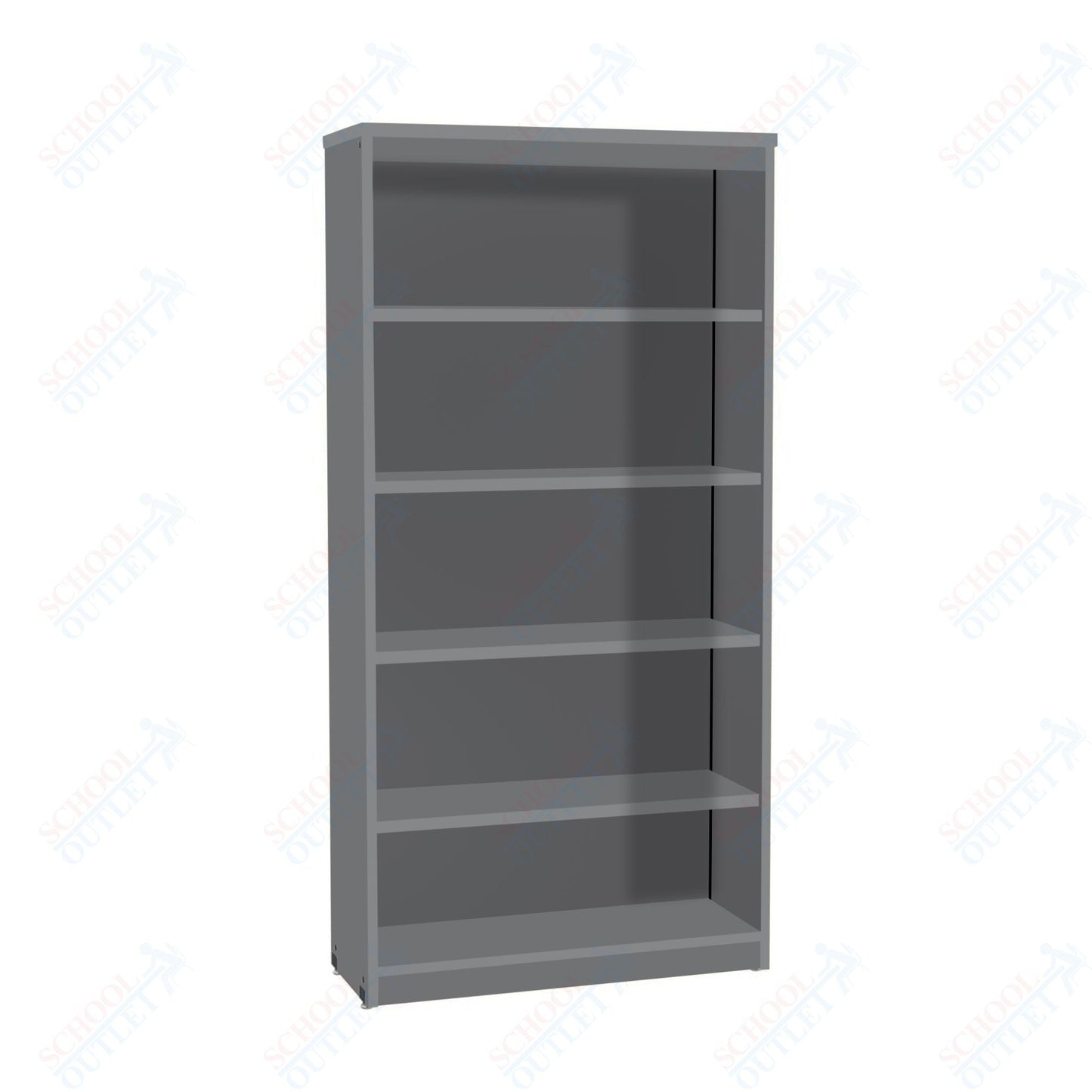 Marco 3500 Series 6 Shelf Bookcase with 4 Adjustable Shelves - 72"H (3500 - 36721) - SchoolOutlet