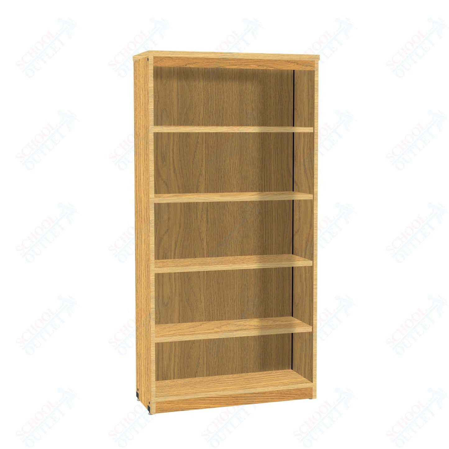 Marco 3500 Series 6 Shelf Bookcase with 4 Adjustable Shelves - 72"H (3500 - 36721) - SchoolOutlet