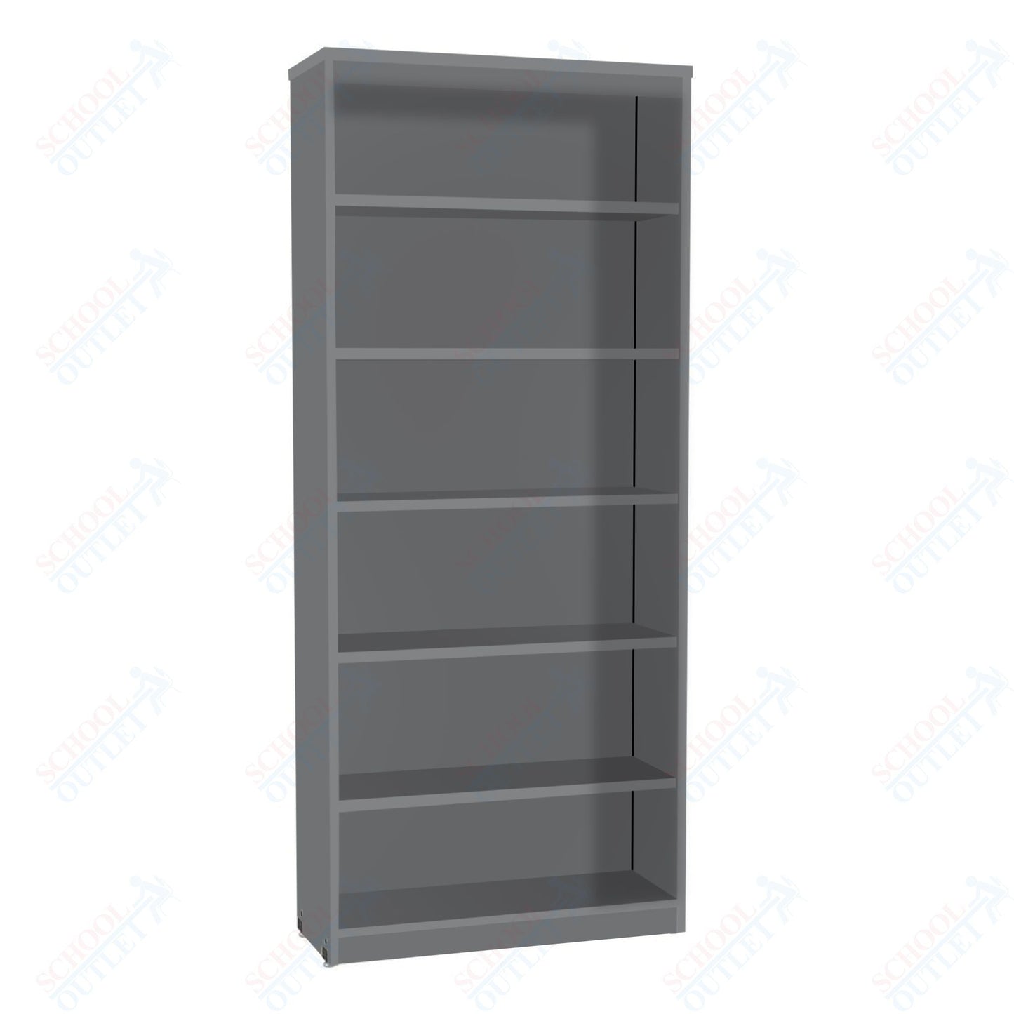 Marco 3500 Series 7 Shelf Bookcase with 5 Adjustable Shelves - 84"H (3500 - 36841) - SchoolOutlet