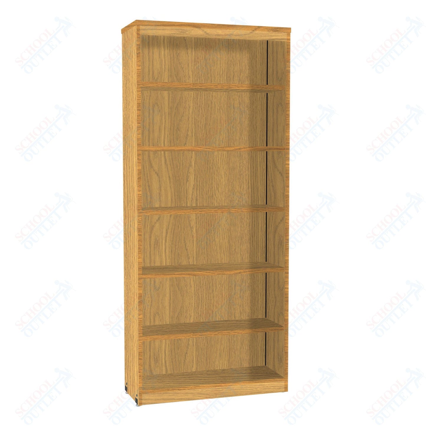 Marco 3500 Series 7 Shelf Bookcase with 5 Adjustable Shelves - 84"H (3500 - 36841) - SchoolOutlet