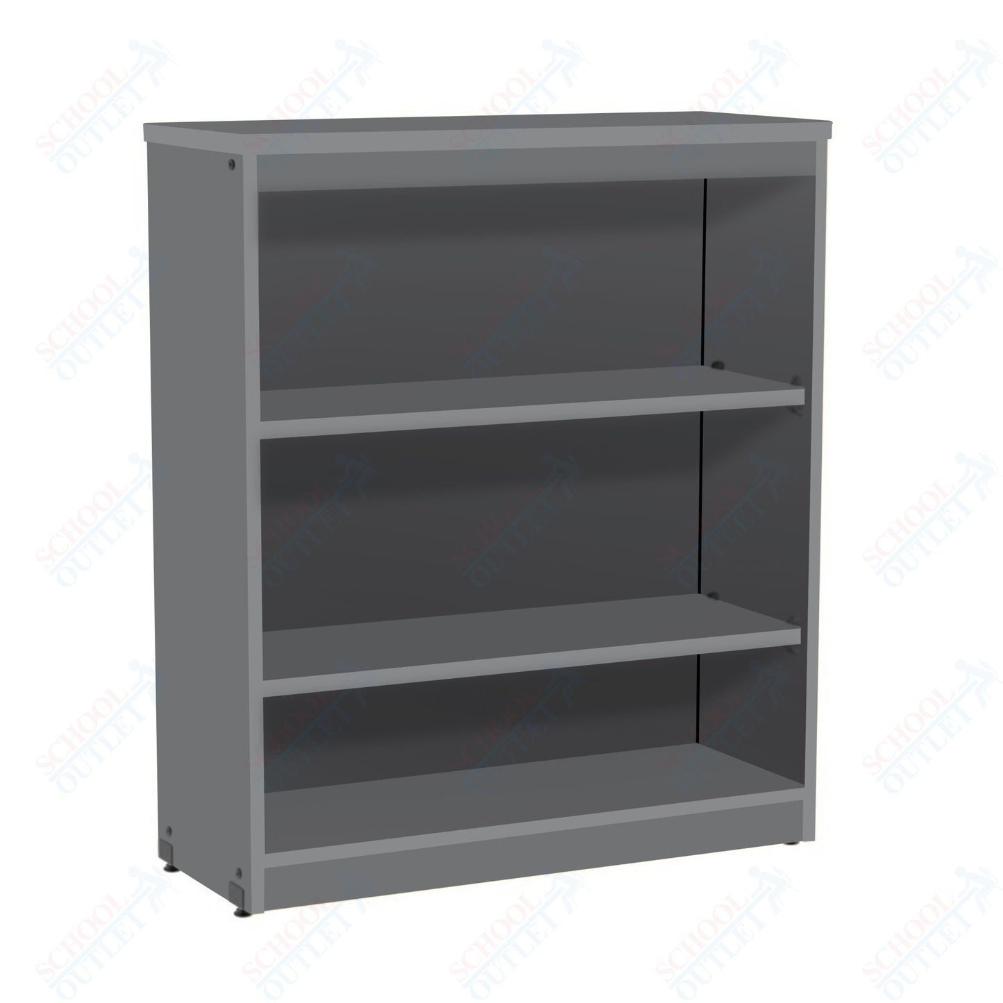 Marco 3500 Series 4 Shelf Bookcase with 2 Adjustable Shelves - 42"H (3500 - 36421) - SchoolOutlet