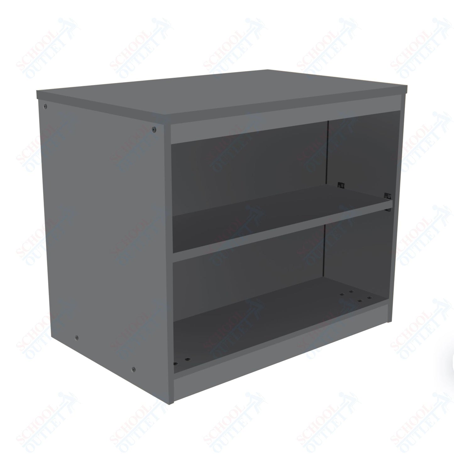 Marco 3500 Series Double Sided 6 Shelf Mobile Bookcase with 2 Adjustable Shelves - 30"H (3510 - 36303) - SchoolOutlet