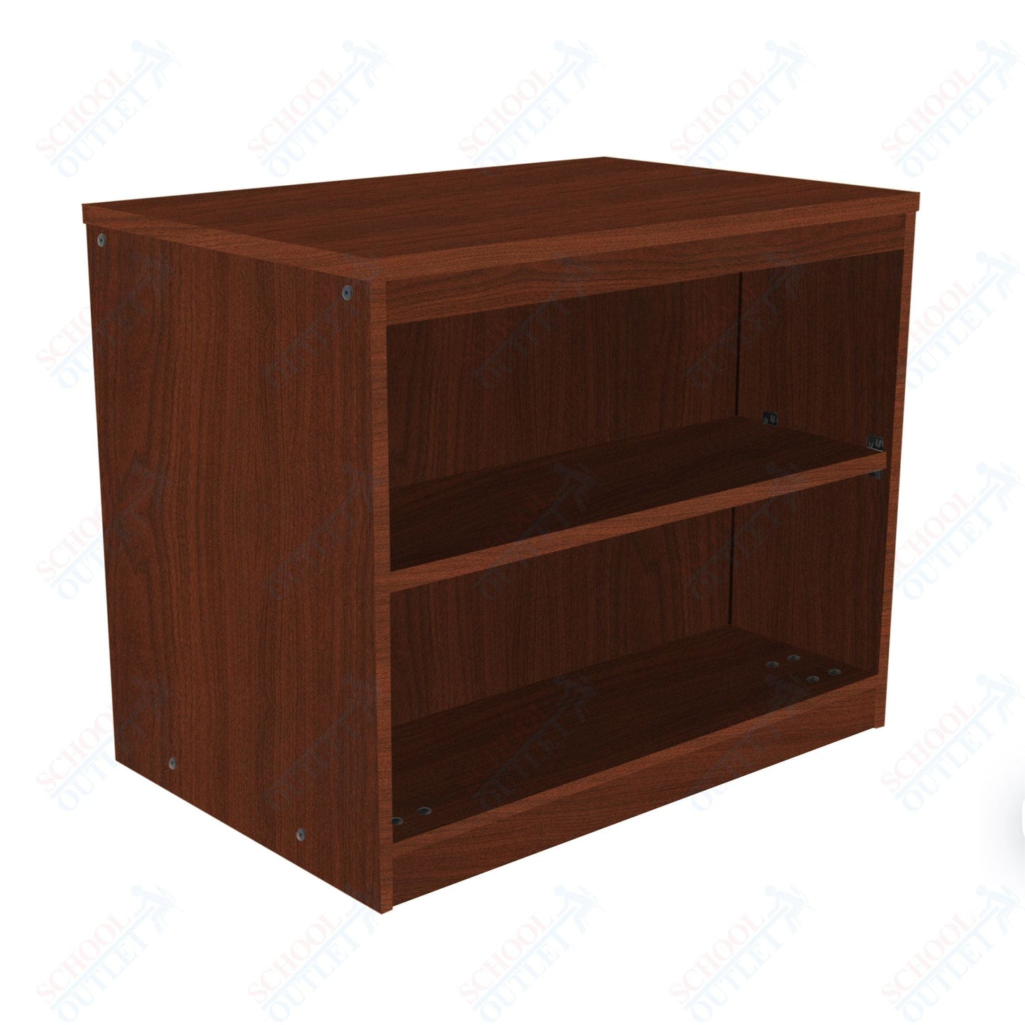 Marco 3500 Series Double Sided 6 Shelf Mobile Bookcase with 2 Adjustable Shelves - 30"H (3510 - 36303) - SchoolOutlet