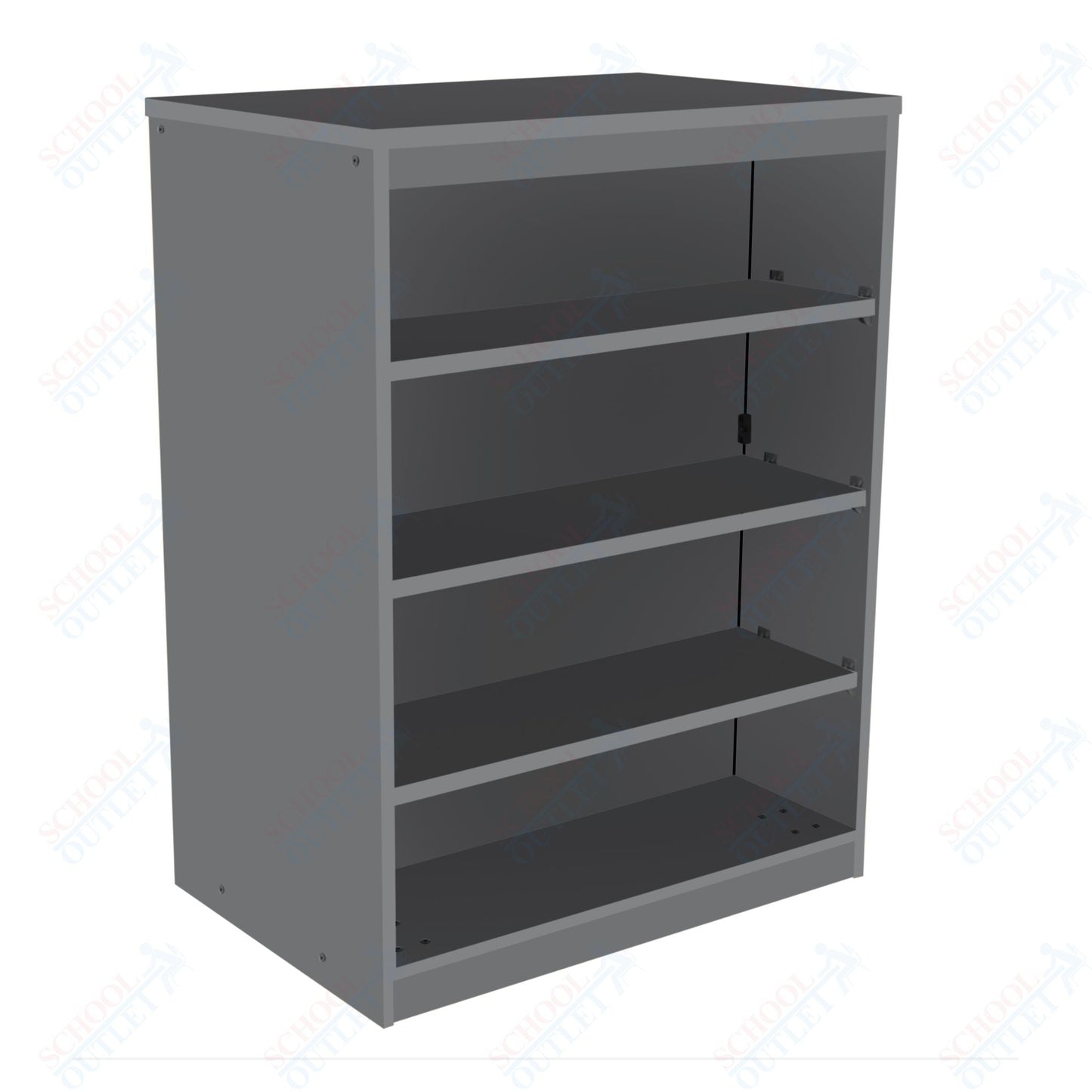 Marco 3500 Series Double Sided 10 Shelf Mobile Bookcase with 6 Adjustable Shelves - 48"H (3510 - 36483) - SchoolOutlet