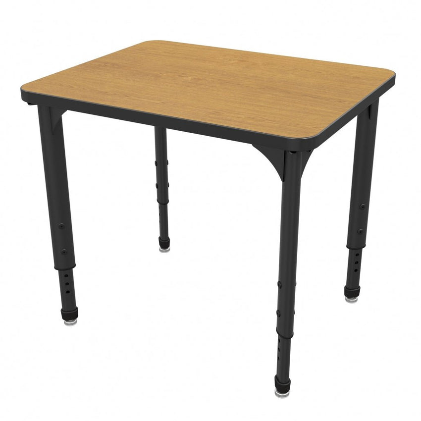 Marco Apex Series Rectangle Preschool Collaborative Desk 20" x 36" Adjustable Height 17" - 24" (38 - 2220 - MB) - SchoolOutlet