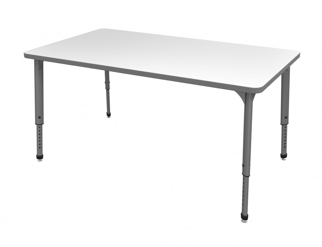 Marco Apex Series Rectangle School Activity Table w/ Dry Erase Top 24" x 48" Adj Height 21" - 30" (38 - 2226 - DA) - SchoolOutlet