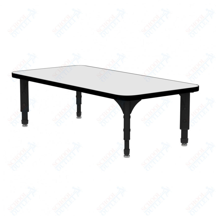 Marco Rectangle Floor Table w/ Dry Erase Top 24" x 60" Adj Height 12" - 15" (38 - 2228 - DC) - SchoolOutlet