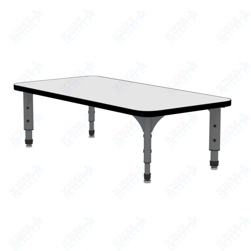 Marco Rectangle Floor Table w/ Dry Erase Top 24" x 60" Adj Height 12" - 15" (38 - 2228 - DC) - SchoolOutlet
