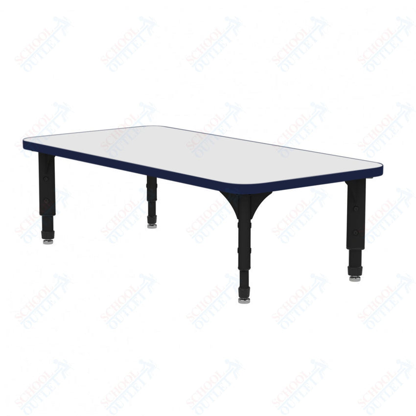 Marco Rectangle Floor Table w/ Dry Erase Top 24" x 60" Adj Height 12" - 15" (38 - 2228 - DC) - SchoolOutlet