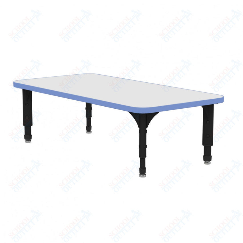 Marco Rectangle Floor Table w/ Dry Erase Top 24" x 60" Adj Height 12" - 15" (38 - 2228 - DC) - SchoolOutlet