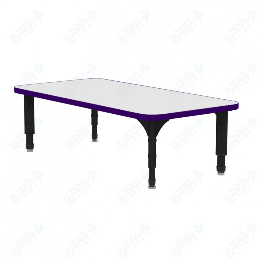 Marco Rectangle Floor Table w/ Dry Erase Top 24" x 60" Adj Height 12" - 15" (38 - 2228 - DC) - SchoolOutlet