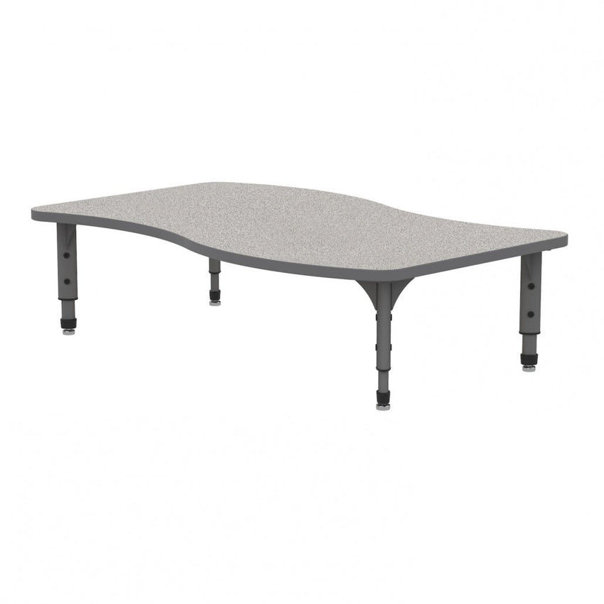 Marco Wave Floor Table 30" x 54" Adjustable Height 12" - 15" (38 - 2258 - MC) - SchoolOutlet