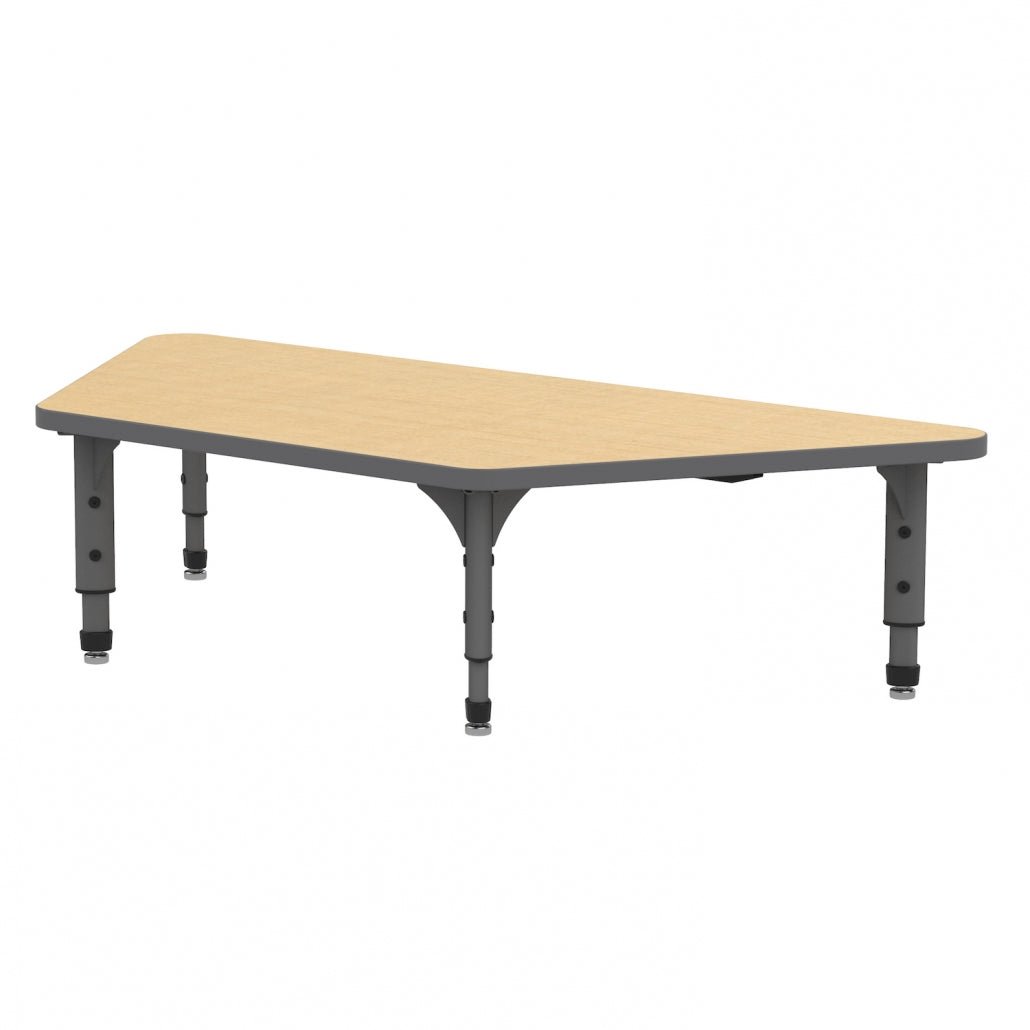 Marco Trapezoid Floor Table 30" x 60" Adjustable Height 12" - 15" (38 - 2287 - MC) - SchoolOutlet