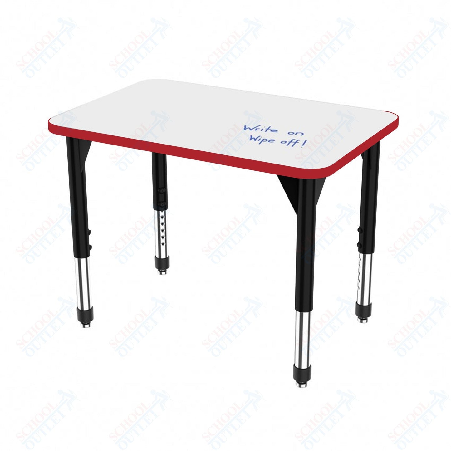 Marco Premier Series Rectangle Standing Desk w/ Dry Erase HPL Top 20" x 36" Adjustable Height 32" - 42" (43 - 2220 - DA) - SchoolOutlet