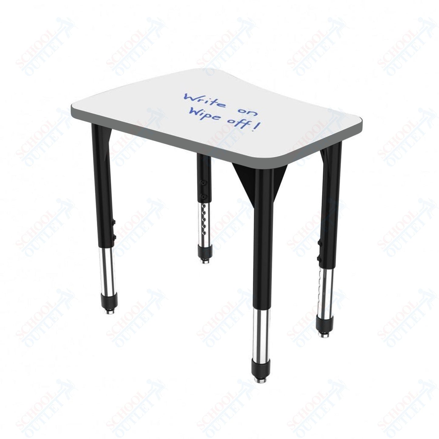 Marco Premier Series Flare Standing Desk w/ Dry Erase HPL Top 30" x 24" Adjustable Height 32" - 42" (43 - 2274 - DA) - SchoolOutlet