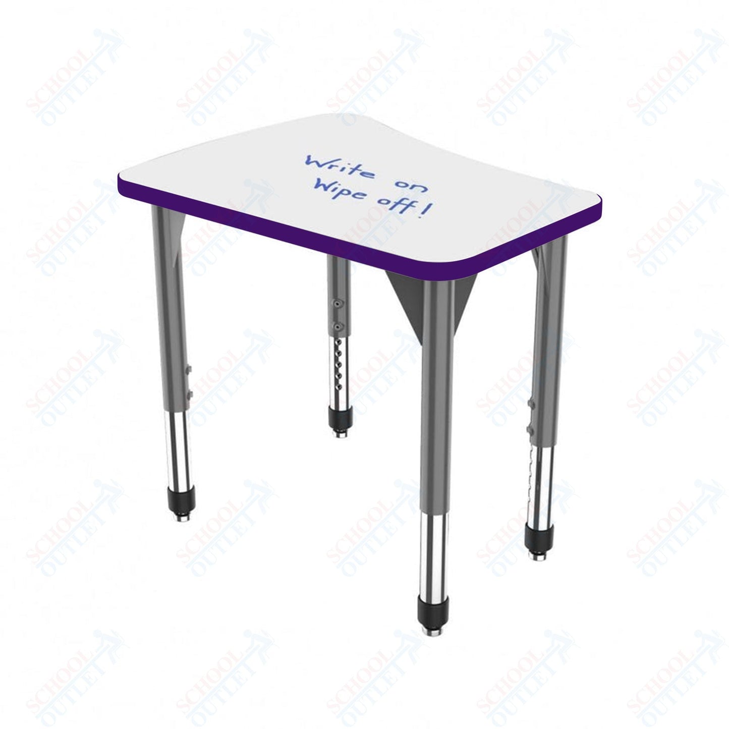 Marco Premier Series Flare Standing Desk w/ Dry Erase HPL Top 30" x 24" Adjustable Height 32" - 42" (43 - 2274 - DA) - SchoolOutlet