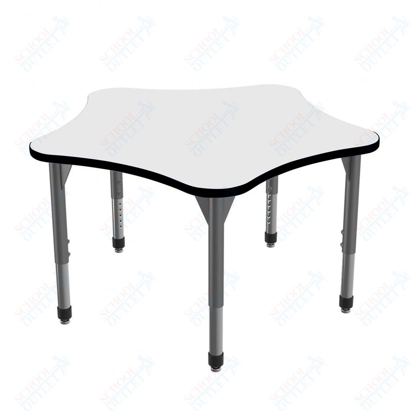 Marco Premier Series 60" 5 - Star Stand - Up Table w/ Dry Erase Top Adj Height 32" - 42" (43 - 2281 - DA) - SchoolOutlet