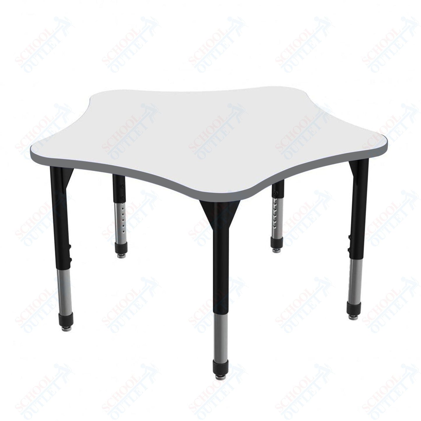 Marco Premier Series 60" 5 - Star Stand - Up Table w/ Dry Erase Top Adj Height 32" - 42" (43 - 2281 - DA) - SchoolOutlet