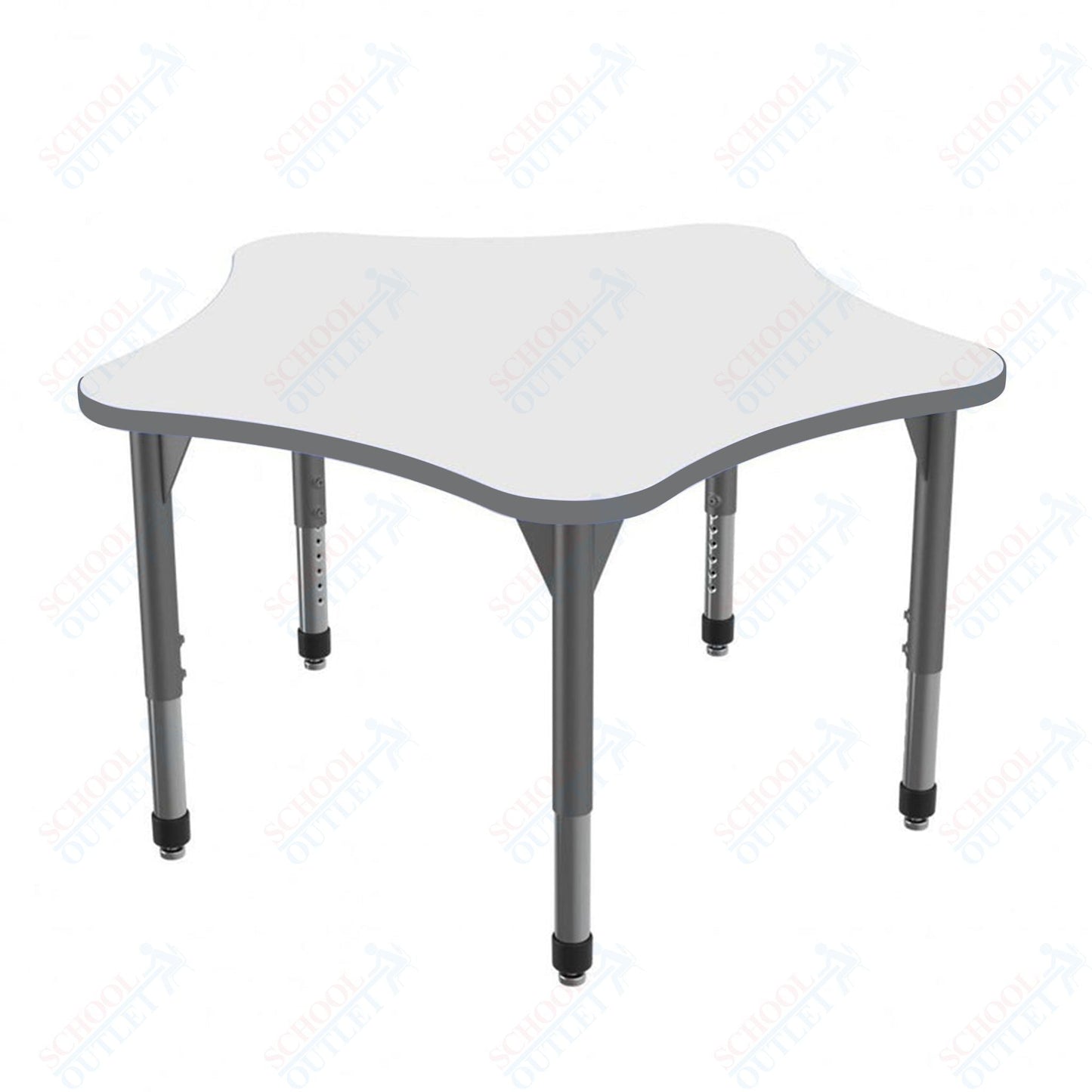 Marco Premier Series 60" 5 - Star Stand - Up Table w/ Dry Erase Top Adj Height 32" - 42" (43 - 2281 - DA) - SchoolOutlet