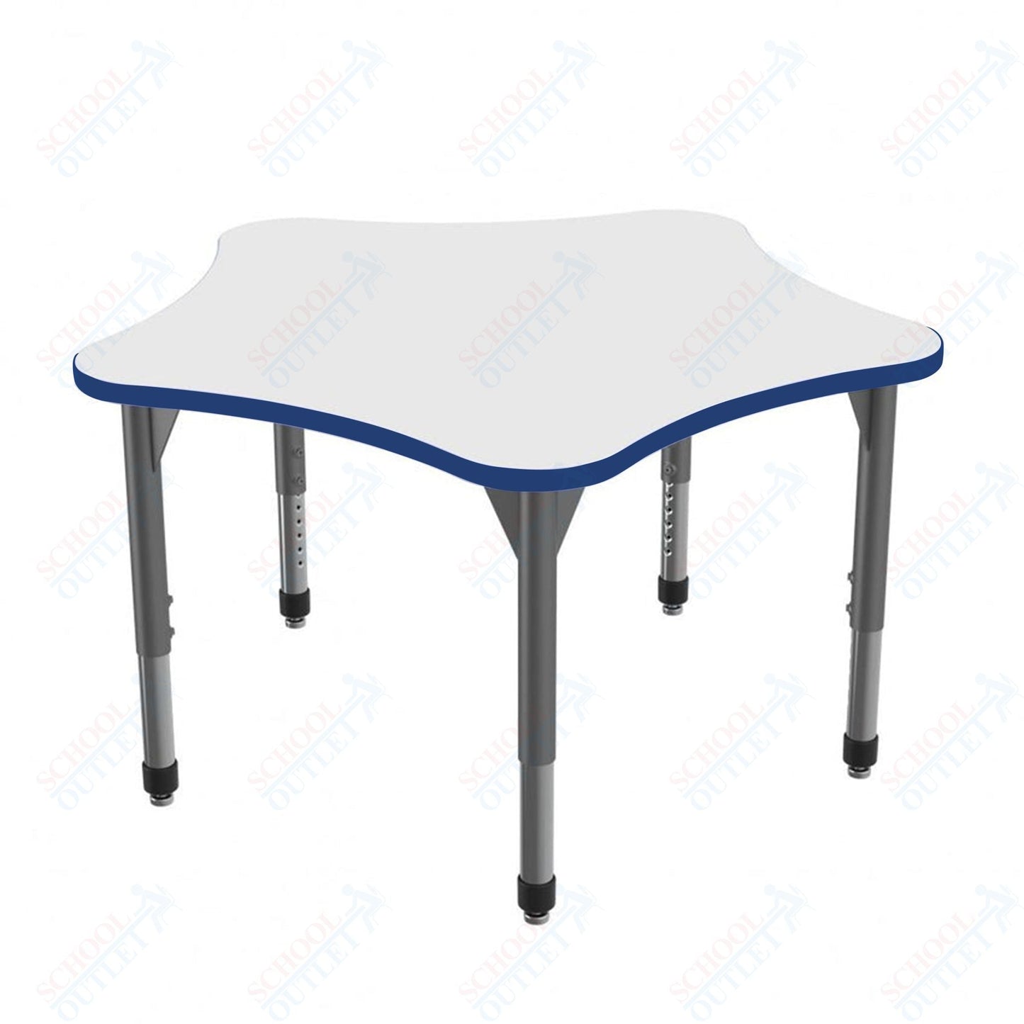 Marco Premier Series 60" 5 - Star Stand - Up Table w/ Dry Erase Top Adj Height 32" - 42" (43 - 2281 - DA) - SchoolOutlet