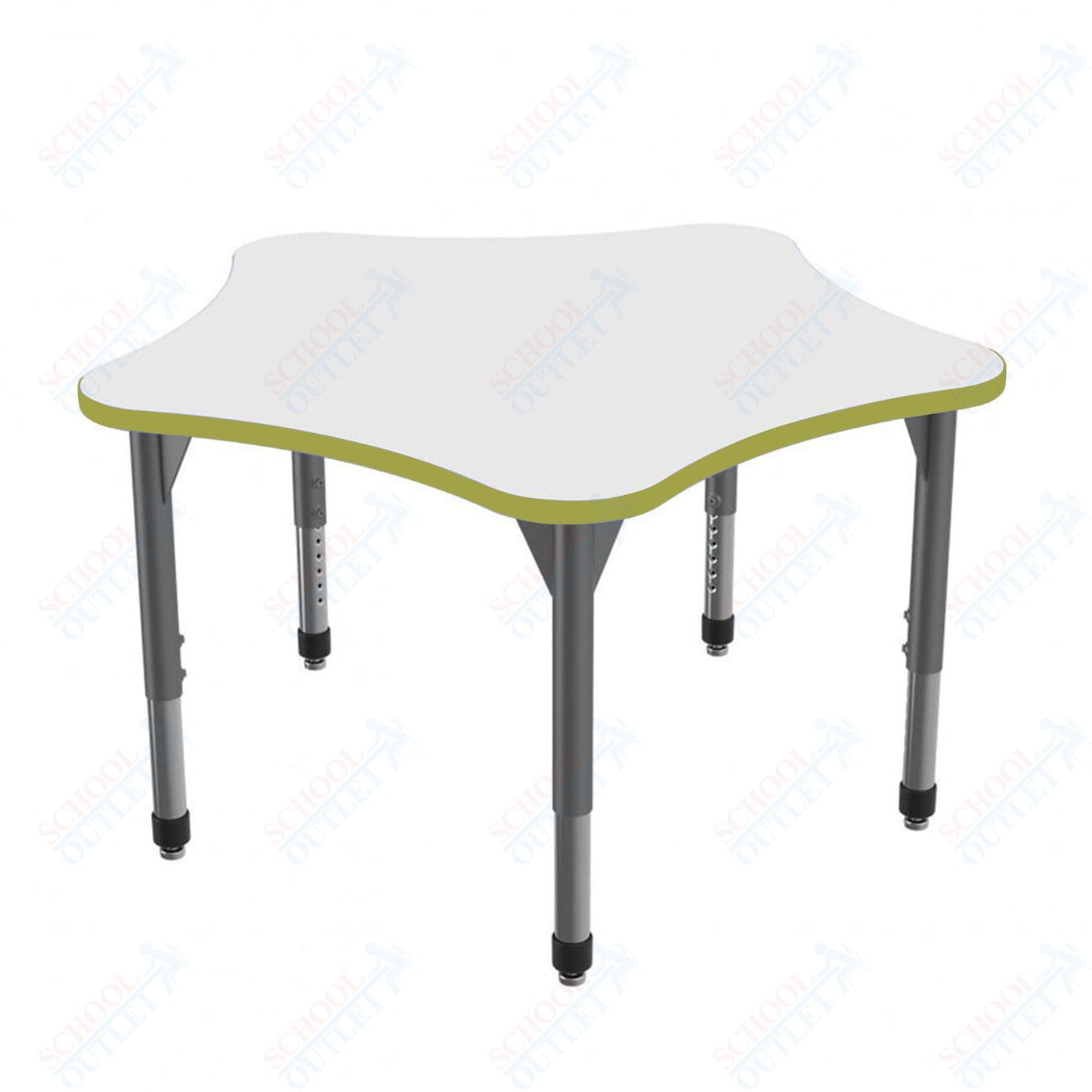 Marco Premier Series 60" 5 - Star Stand - Up Table w/ Dry Erase Top Adj Height 32" - 42" (43 - 2281 - DA) - SchoolOutlet