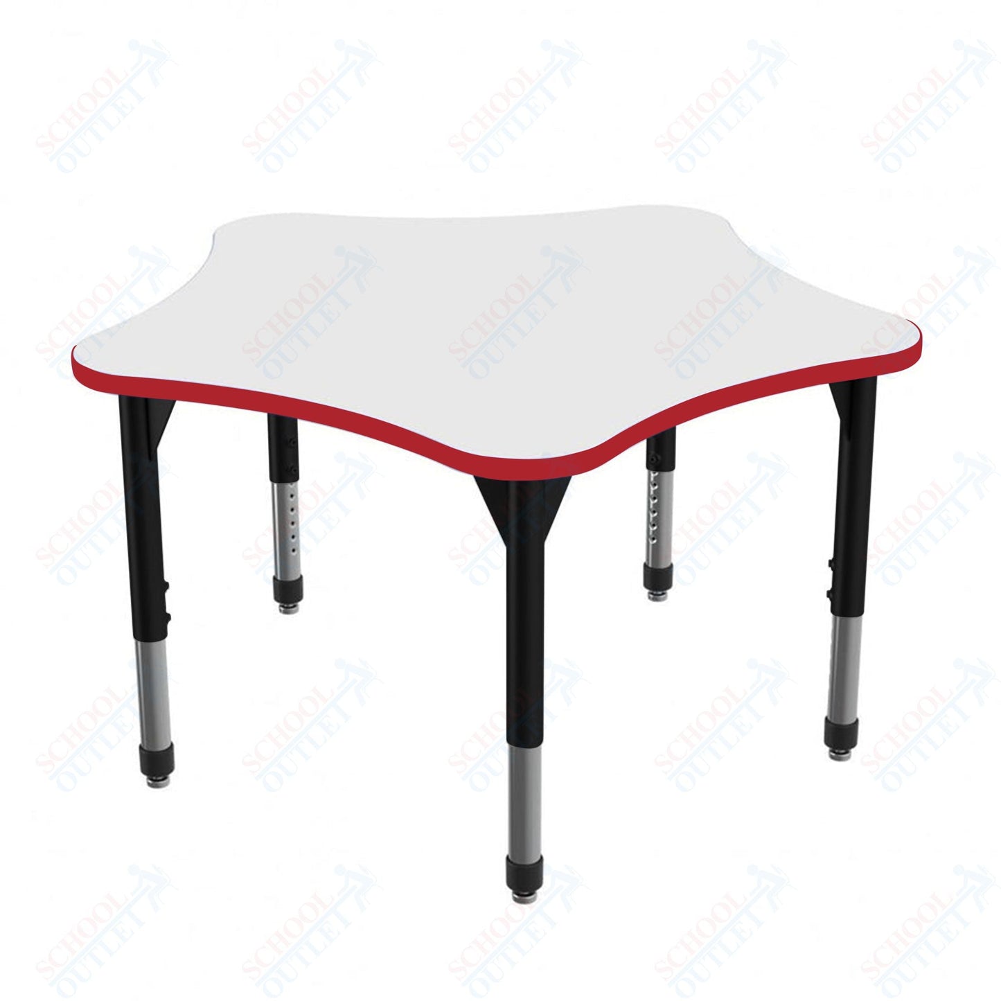 Marco Premier Series 60" 5 - Star Stand - Up Table w/ Dry Erase Top Adj Height 32" - 42" (43 - 2281 - DA) - SchoolOutlet