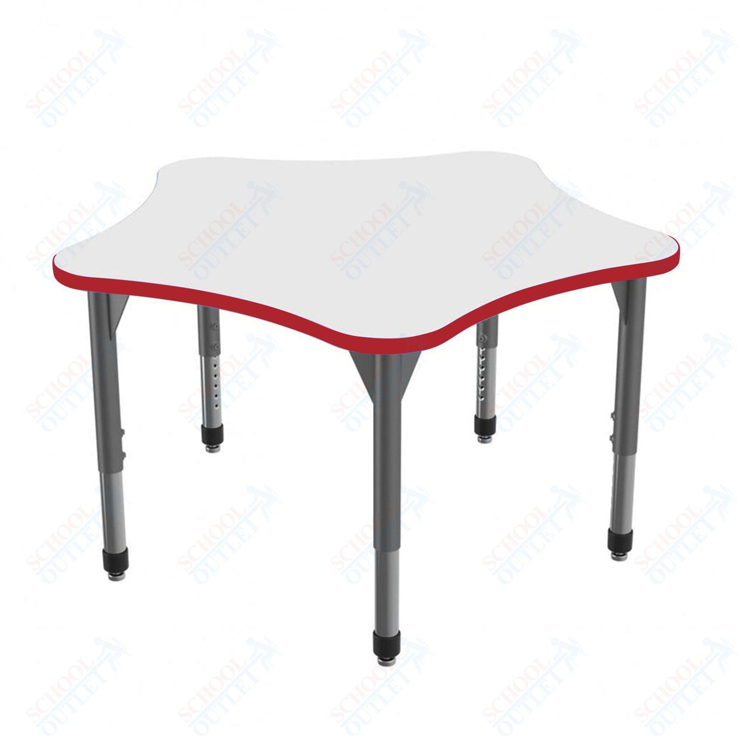 Marco Premier Series 60" 5 - Star Stand - Up Table w/ Dry Erase Top Adj Height 32" - 42" (43 - 2281 - DA) - SchoolOutlet