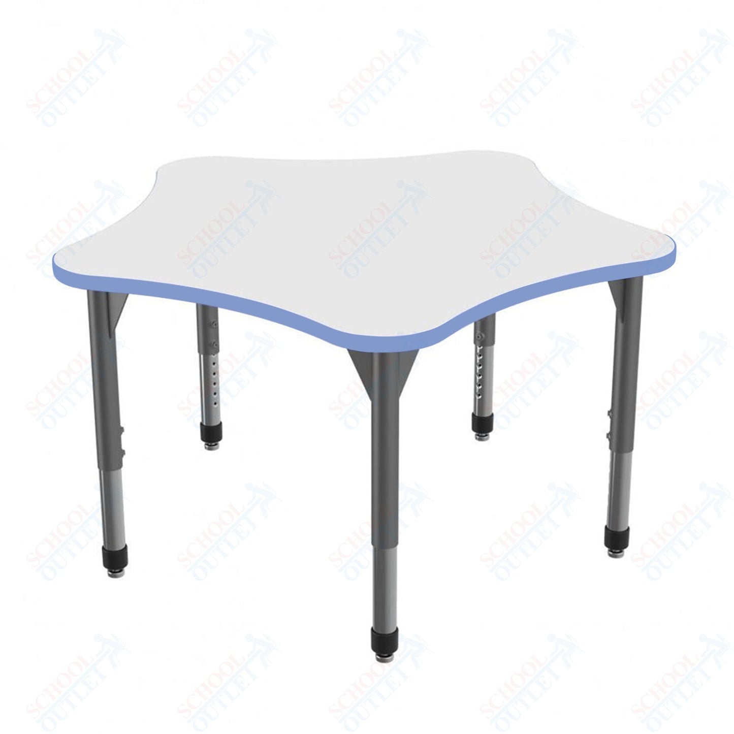 Marco Premier Series 60" 5 - Star Stand - Up Table w/ Dry Erase Top Adj Height 32" - 42" (43 - 2281 - DA) - SchoolOutlet
