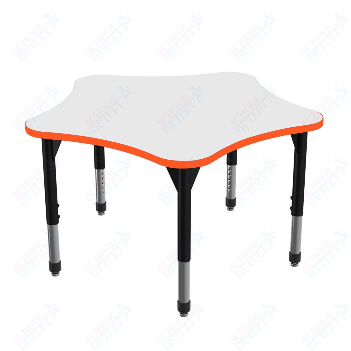 Marco Premier Series 60" 5 - Star Stand - Up Table w/ Dry Erase Top Adj Height 32" - 42" (43 - 2281 - DA) - SchoolOutlet
