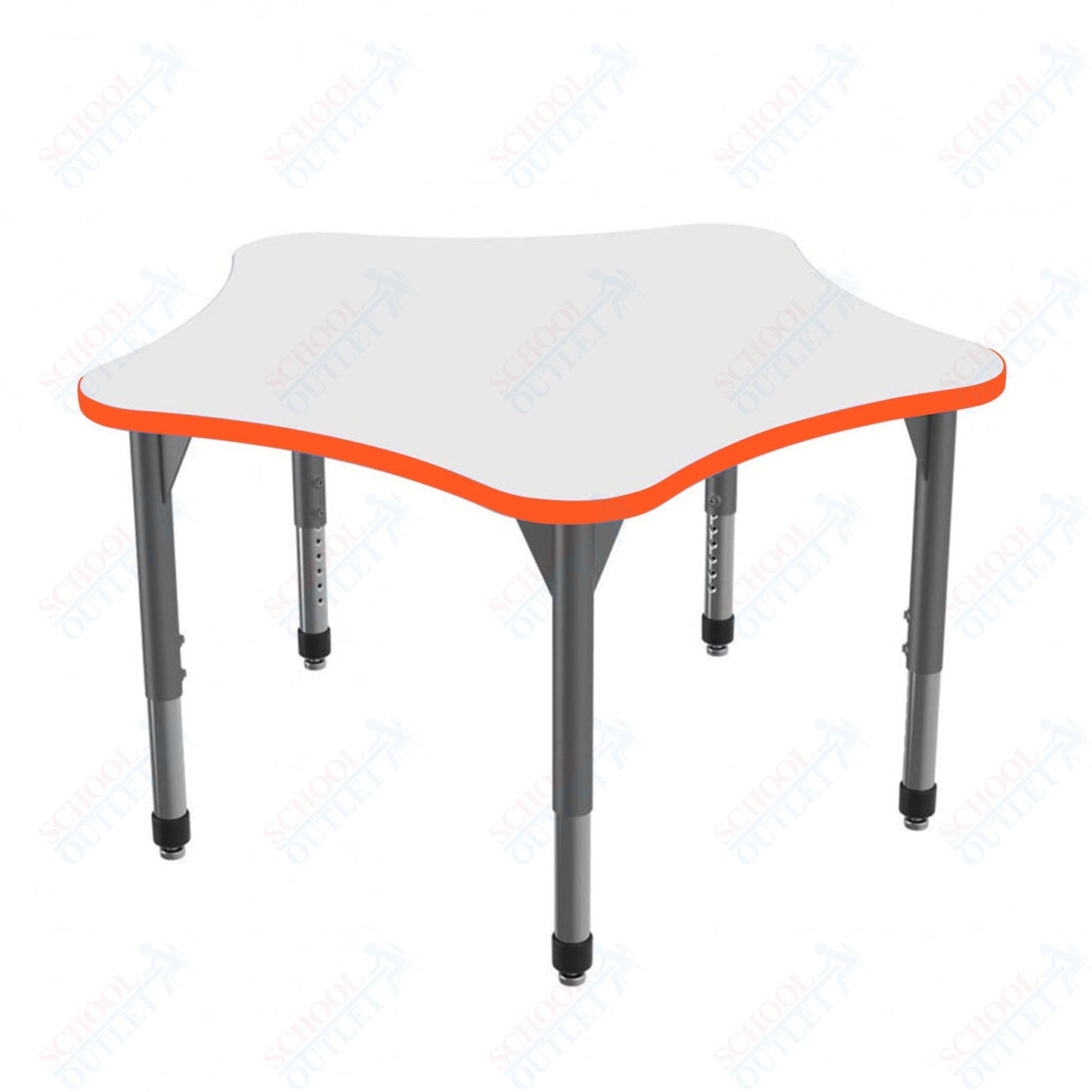 Marco Premier Series 60" 5 - Star Stand - Up Table w/ Dry Erase Top Adj Height 32" - 42" (43 - 2281 - DA) - SchoolOutlet