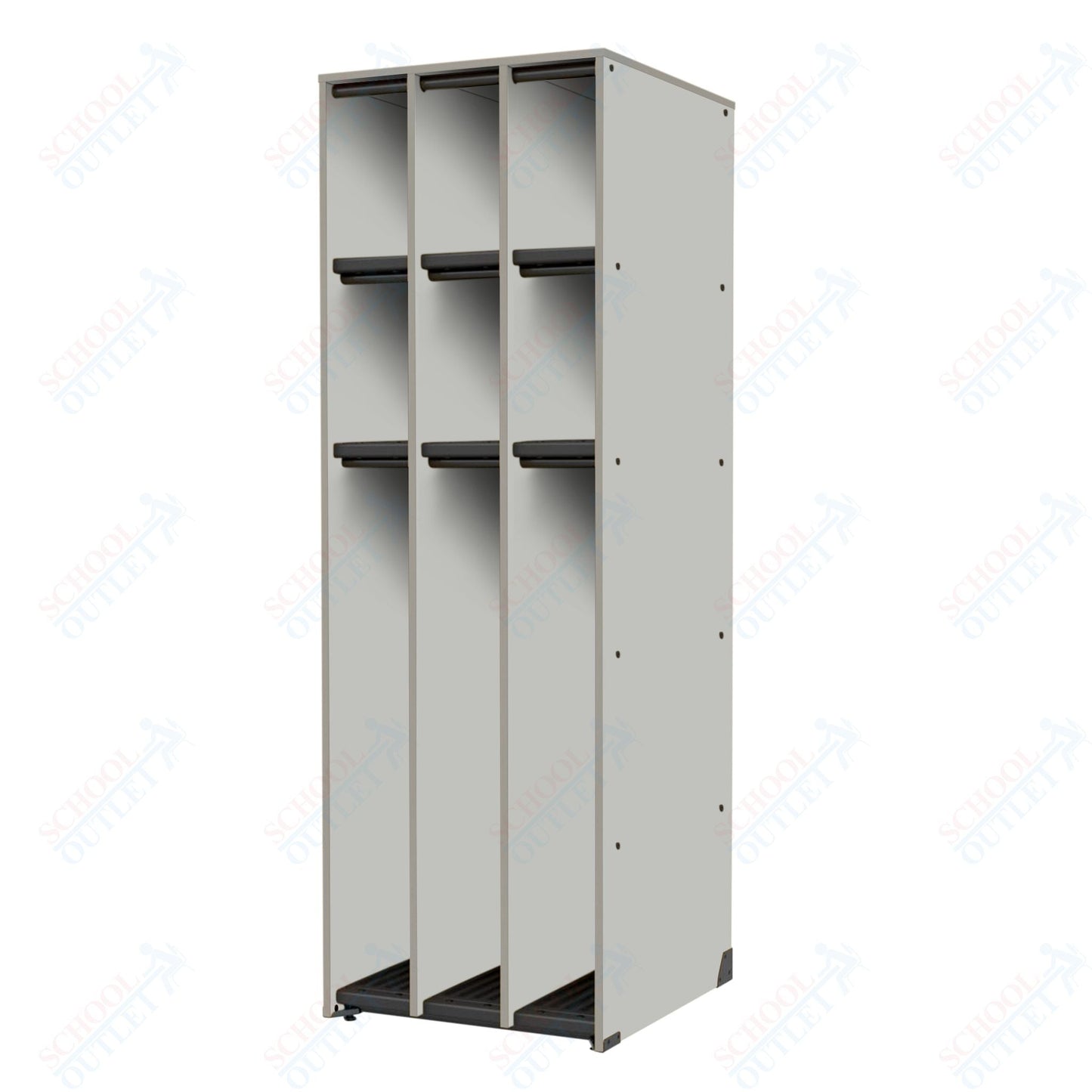Marco Band - Stor Collection 6 Small/3 Large Compartment 27" Deep Instrument Storage Cabinet 84"H (BS106) - SchoolOutlet