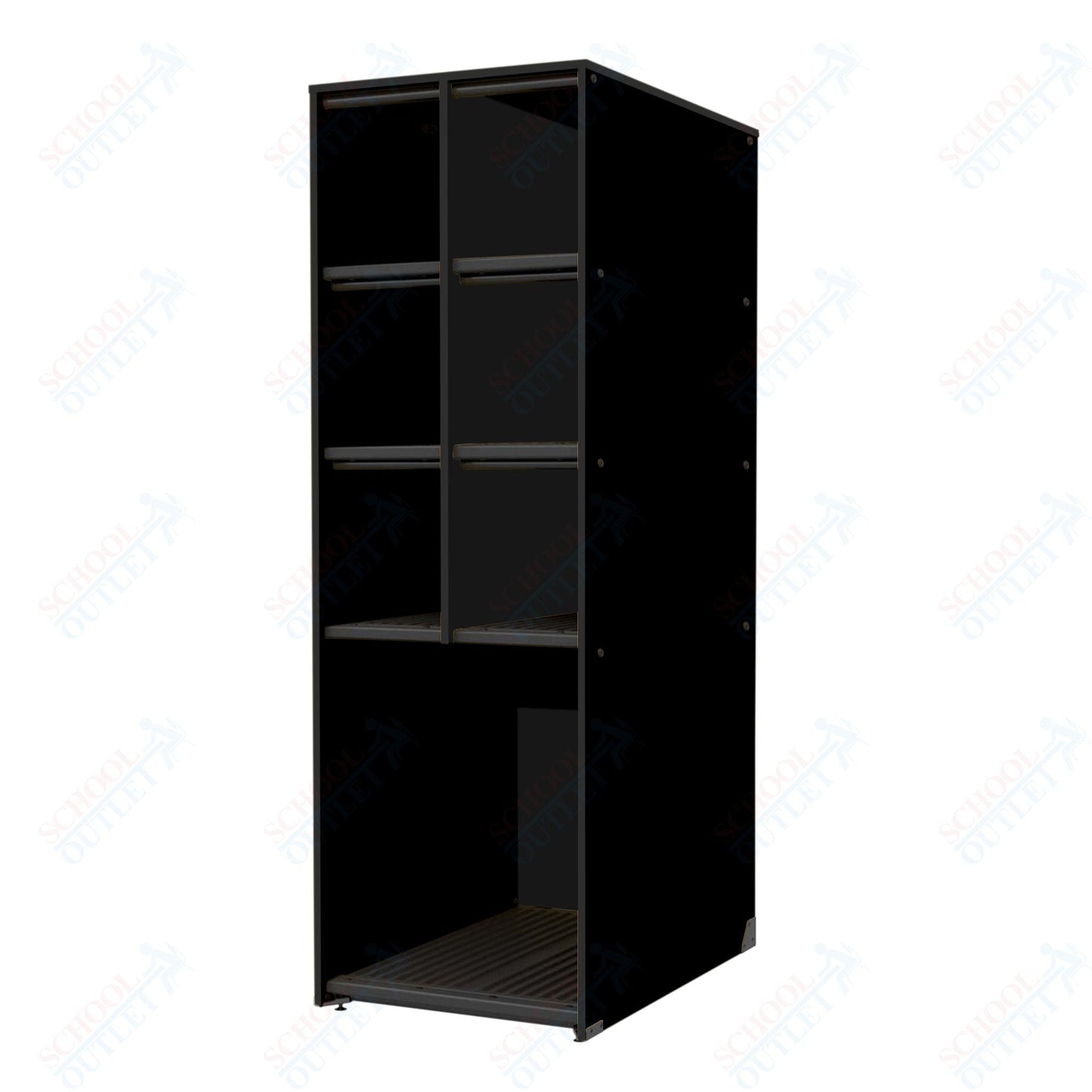 Marco Band - Stor Collection 6 Small/1 Large Compartment 40" Deep Instrument Storage Cabinet 84"H (BS133) - SchoolOutlet