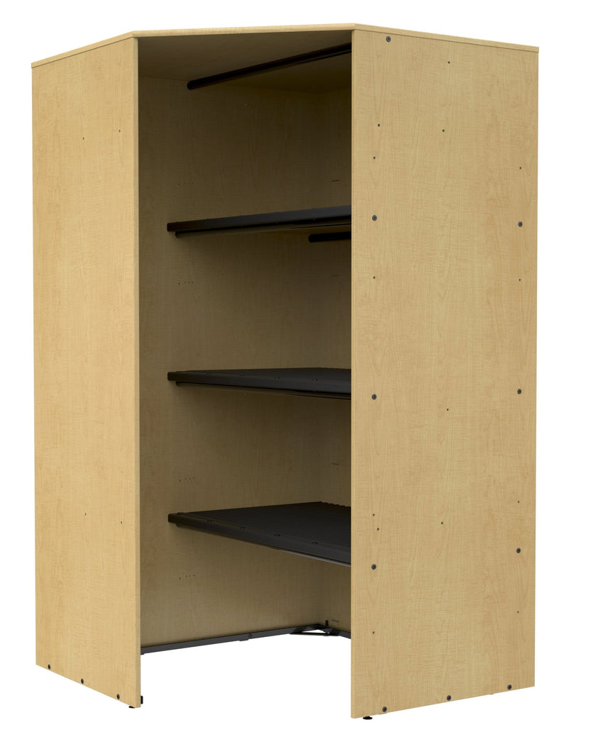 Marco Band - Stor Collection Corner Cabinet 48" Deep with Shelf, Instrument Storage Cabinet 84"H (BS190) - SchoolOutlet