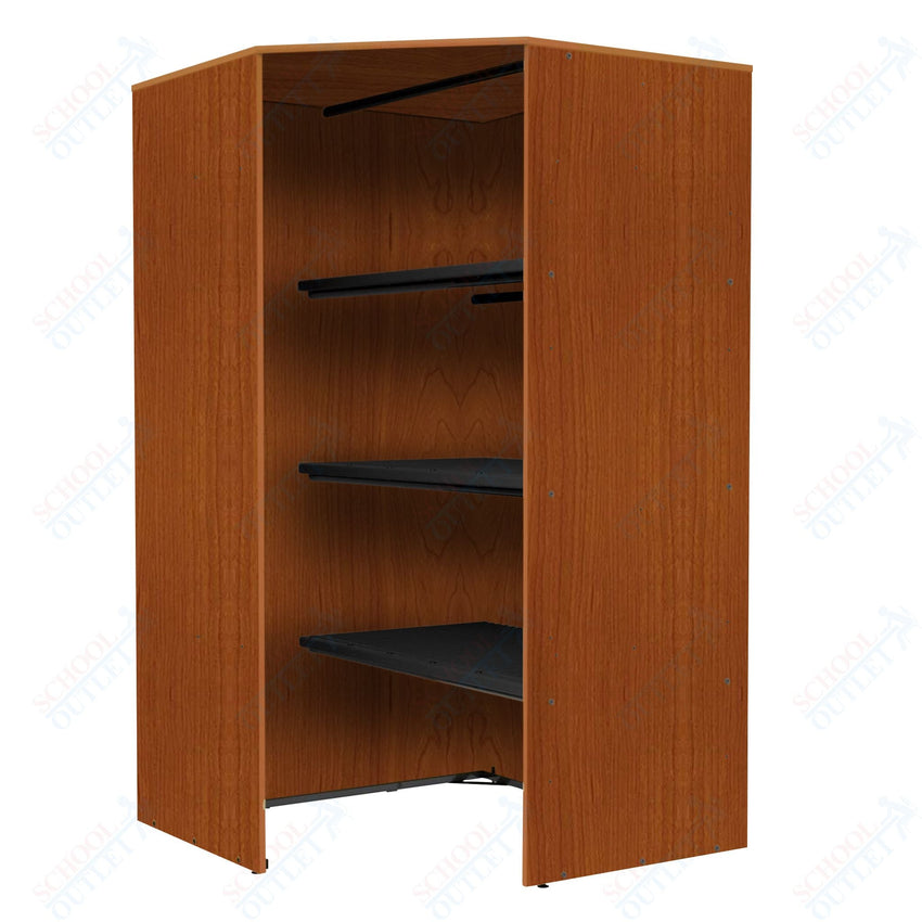 Marco Band - Stor Collection Corner Cabinet 48" Deep with Shelf, Instrument Storage Cabinet 84"H (BS190) - SchoolOutlet