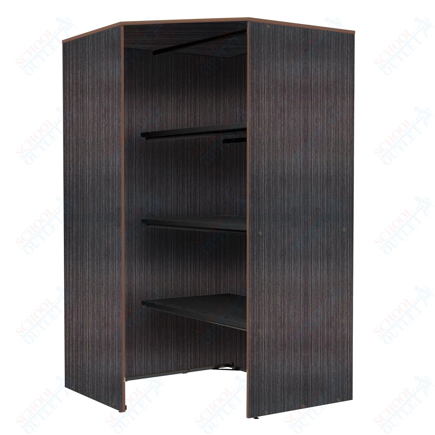 Marco Band - Stor Collection Corner Cabinet 48" Deep with Shelf, Instrument Storage Cabinet 84"H (BS190) - SchoolOutlet