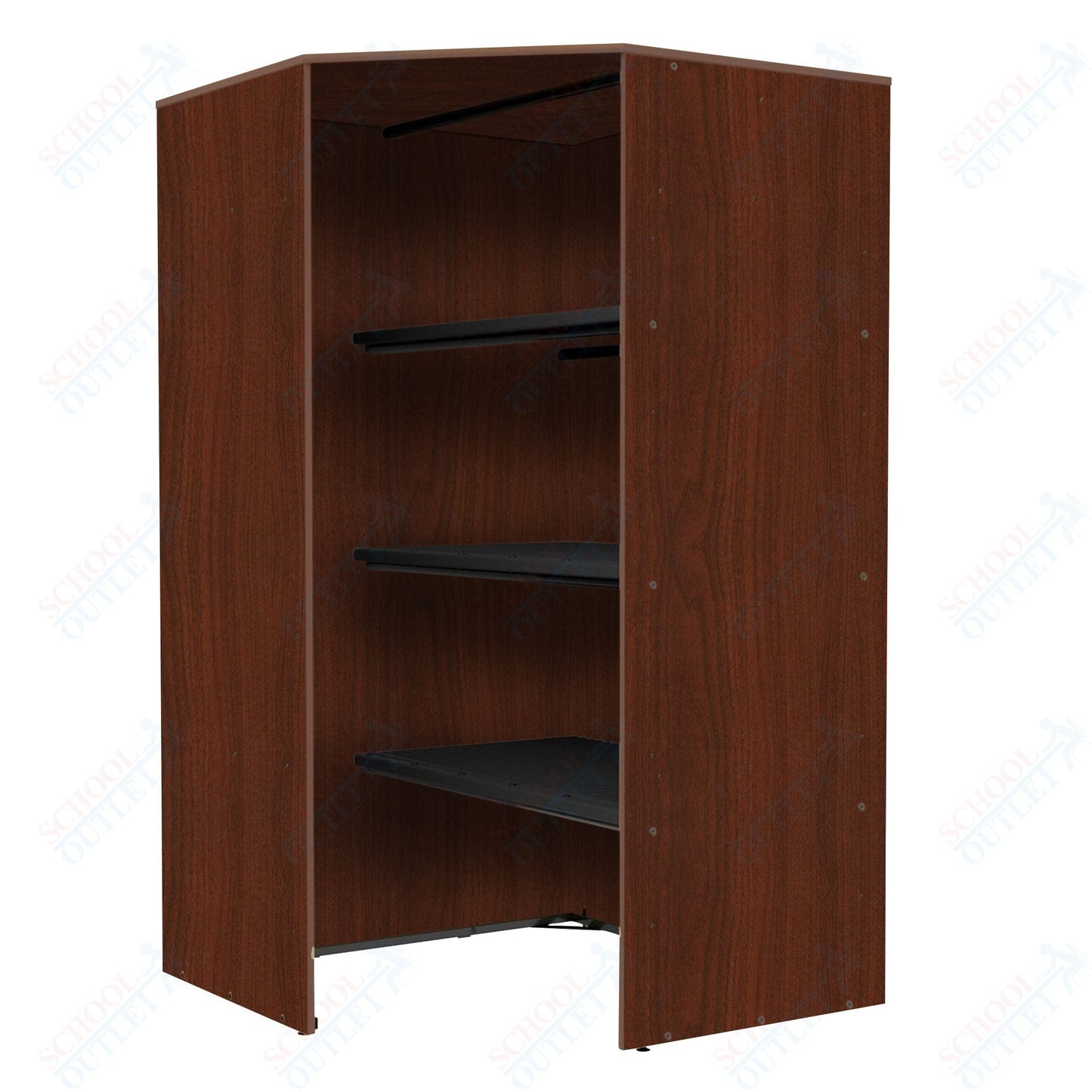 Marco Band - Stor Collection Corner Cabinet 48" Deep with Shelf, Instrument Storage Cabinet 84"H (BS190) - SchoolOutlet