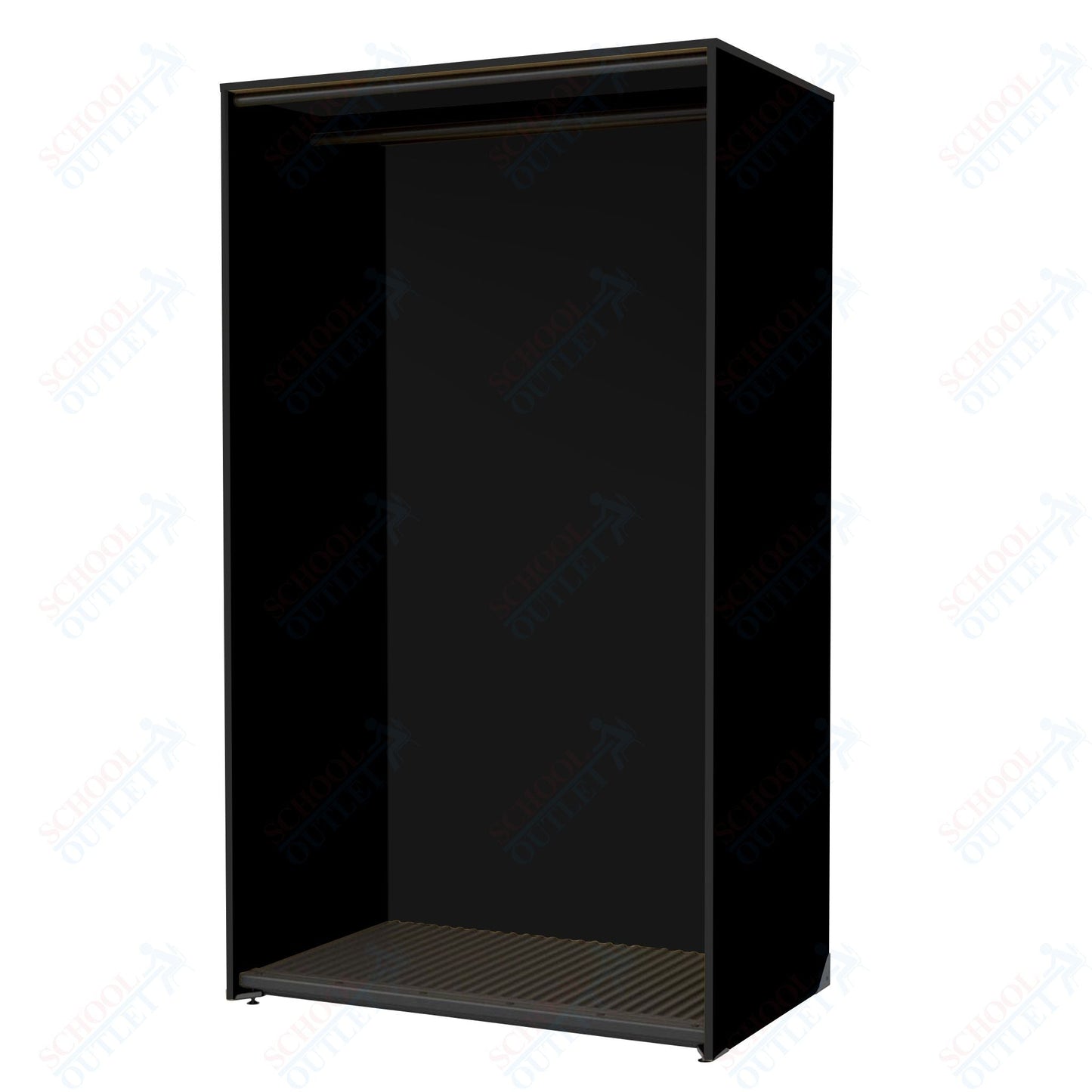 Marco Band - Stor Collection Storage Cabinet with 1 Rod Holds 20 Uniforms or Robes 48"W x 84"H x 29.25"D (BS201) - SchoolOutlet