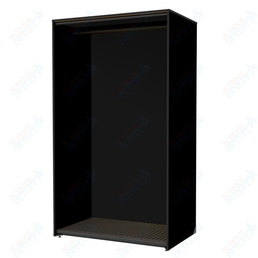 Marco Band - Stor Collection Storage Cabinet with 1 Rod Holds 20 Uniforms or Robes 48"W x 84"H x 29.25"D (BS201) - SchoolOutlet