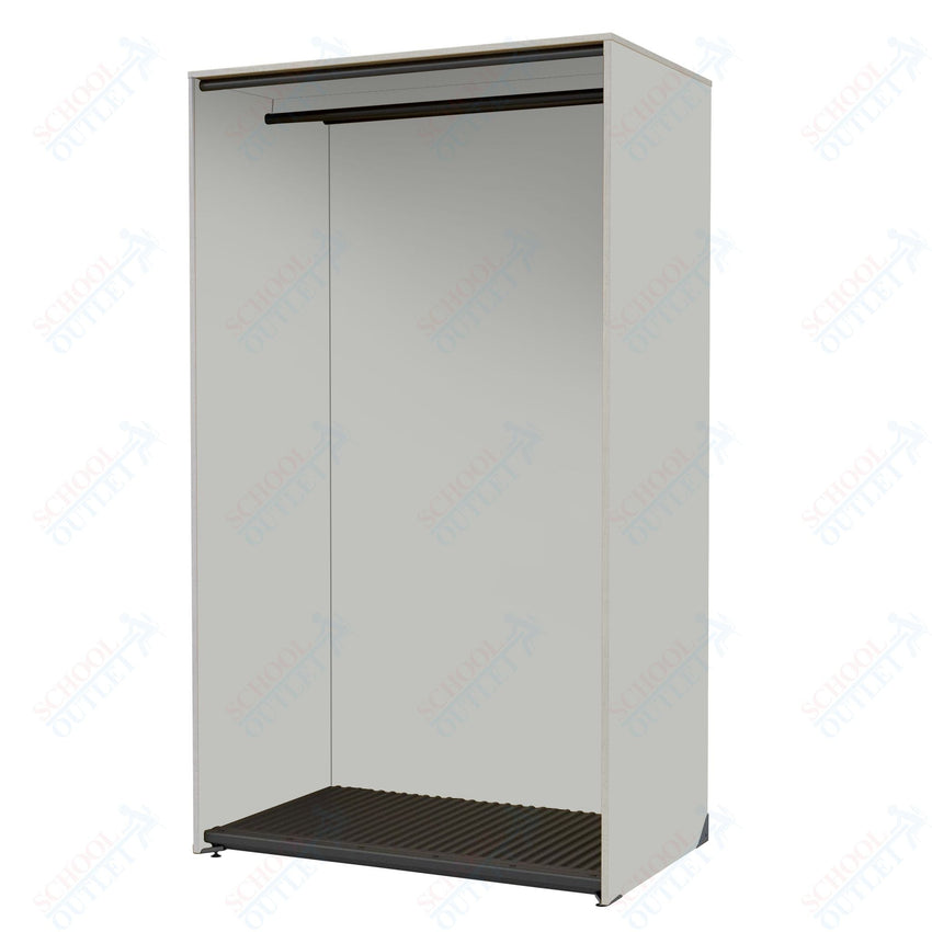 Marco Band - Stor Collection Storage Cabinet with 1 Rod Holds 20 Uniforms or Robes 48"W x 84"H x 29.25"D (BS201) - SchoolOutlet
