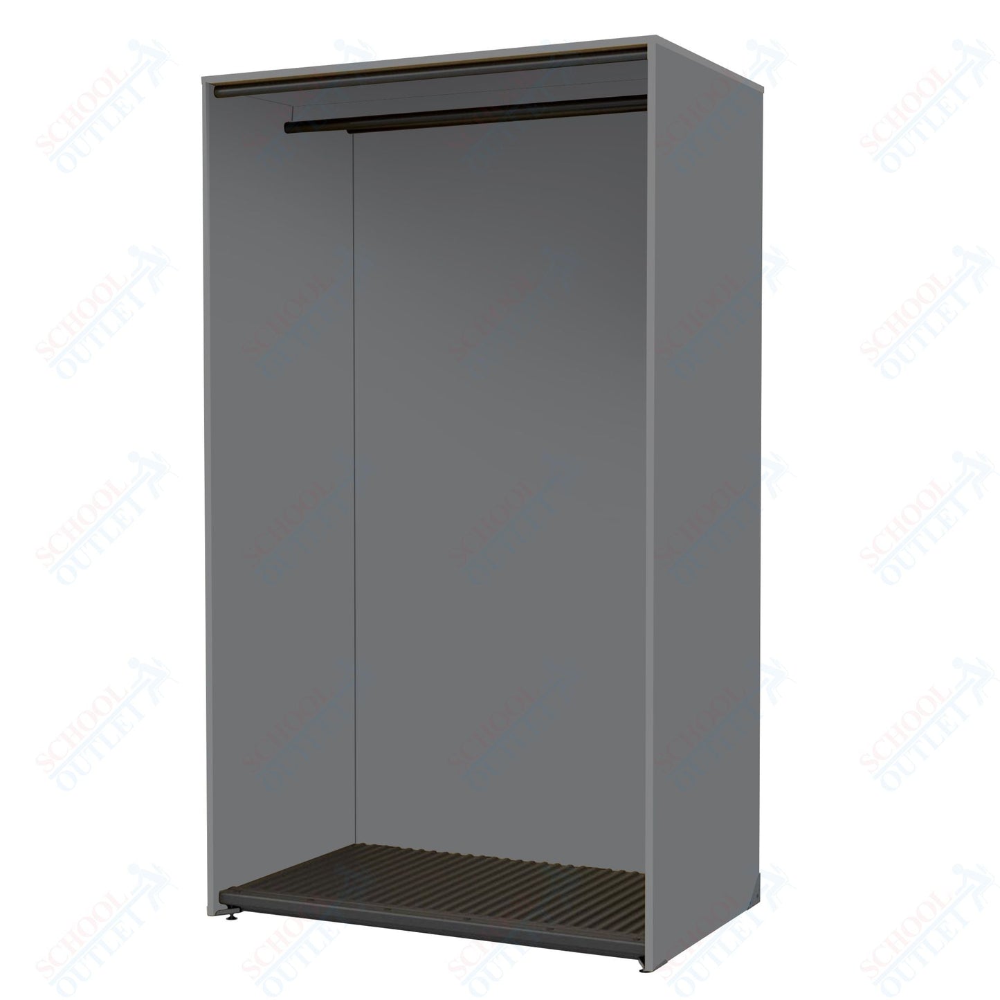 Marco Band - Stor Collection Storage Cabinet with 1 Rod Holds 20 Uniforms or Robes 48"W x 84"H x 29.25"D (BS201) - SchoolOutlet