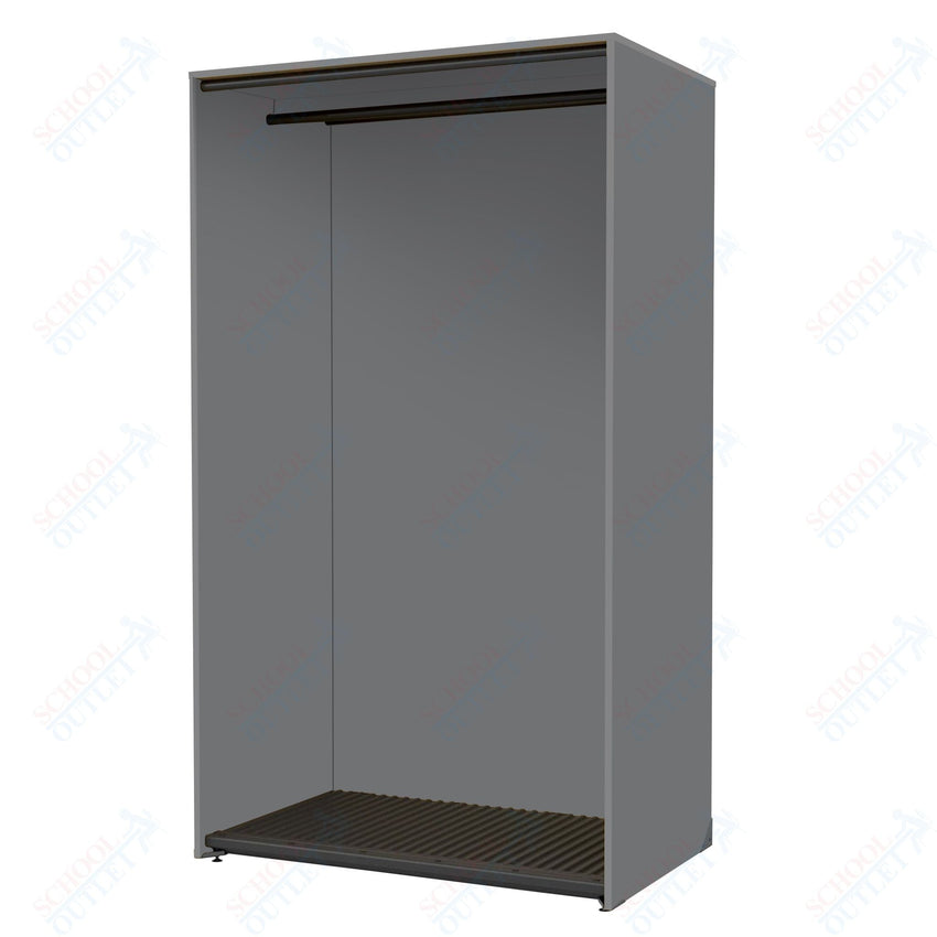 Marco Band - Stor Collection Storage Cabinet with 1 Rod Holds 20 Uniforms or Robes 48"W x 84"H x 29.25"D (BS201) - SchoolOutlet