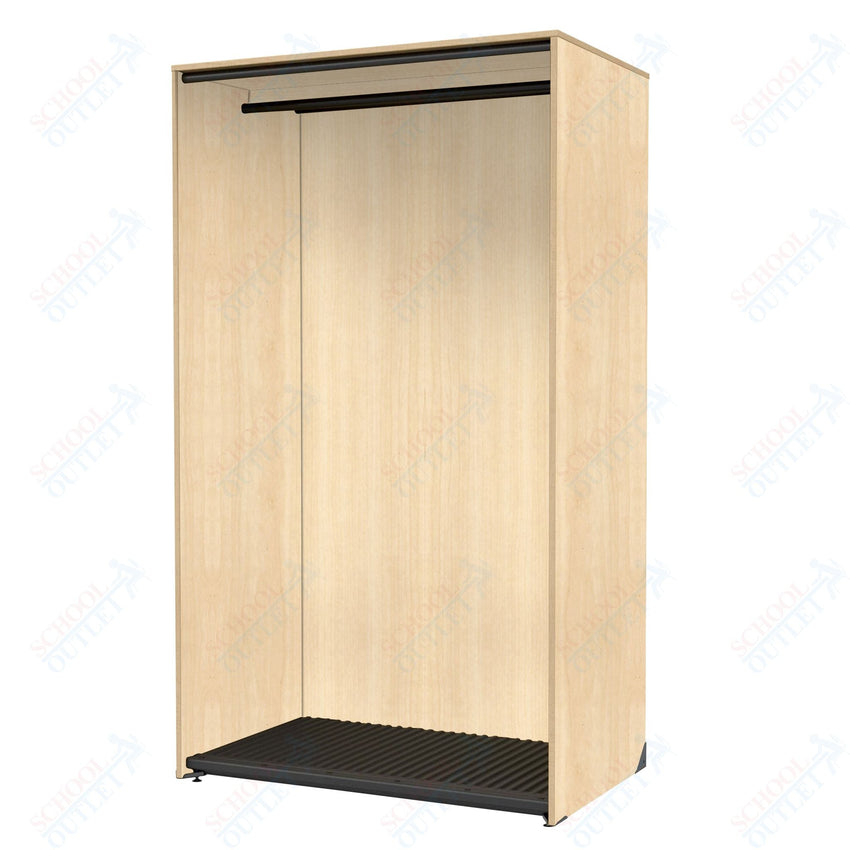 Marco Band - Stor Collection Storage Cabinet with 1 Rod Holds 20 Uniforms or Robes 48"W x 84"H x 29.25"D (BS201) - SchoolOutlet