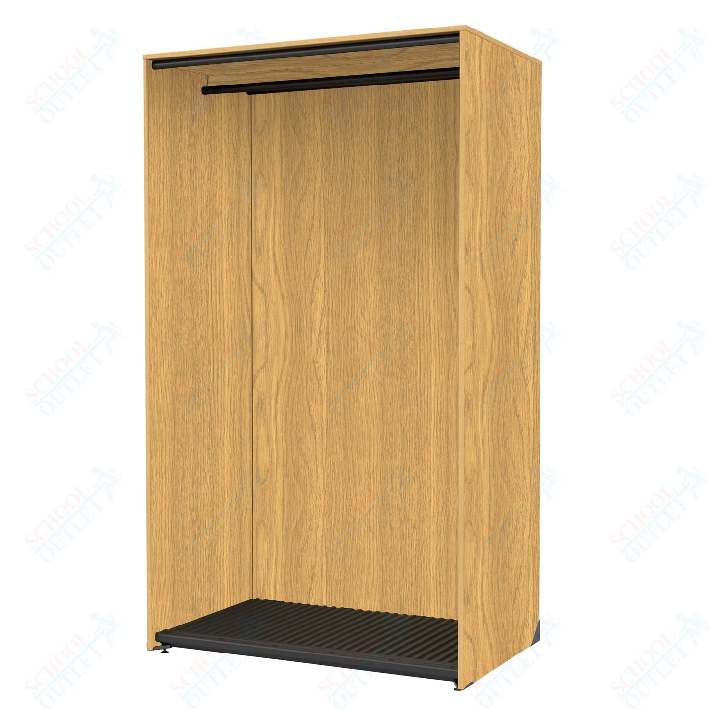 Marco Band - Stor Collection Storage Cabinet with 1 Rod Holds 20 Uniforms or Robes 48"W x 84"H x 29.25"D (BS201) - SchoolOutlet