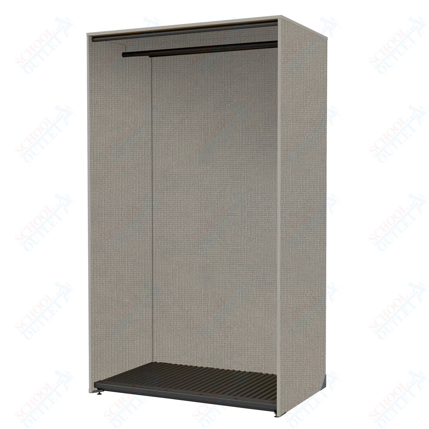 Marco Band - Stor Collection Storage Cabinet with 1 Rod Holds 20 Uniforms or Robes 48"W x 84"H x 29.25"D (BS201) - SchoolOutlet