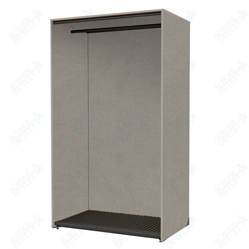 Marco Band - Stor Collection Storage Cabinet with 1 Rod Holds 20 Uniforms or Robes 48"W x 84"H x 29.25"D (BS201) - SchoolOutlet