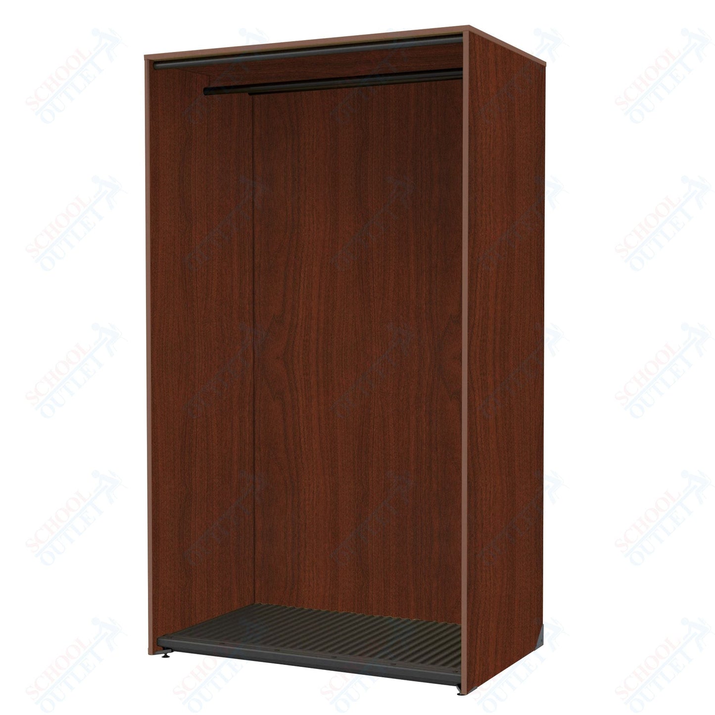 Marco Band - Stor Collection Storage Cabinet with 1 Rod Holds 20 Uniforms or Robes 48"W x 84"H x 29.25"D (BS201) - SchoolOutlet