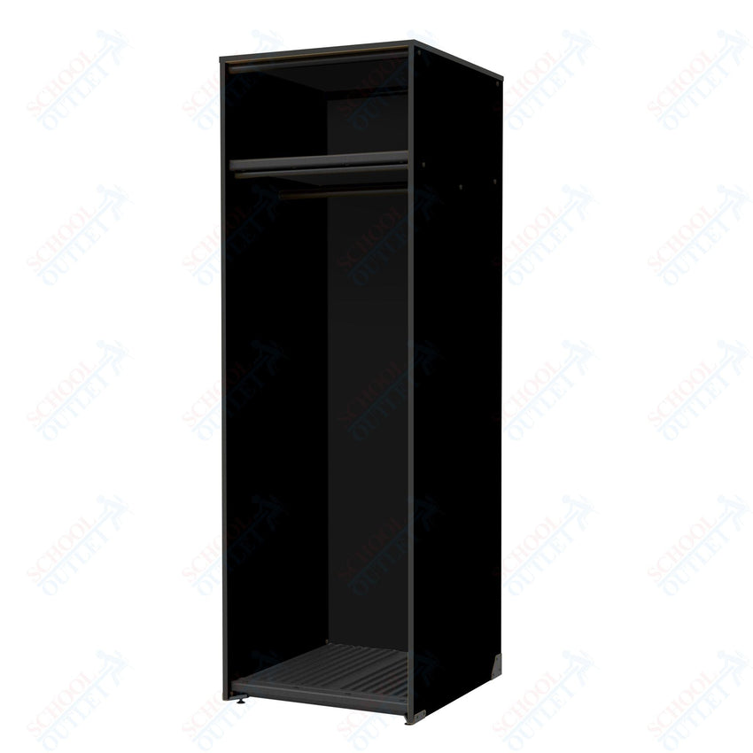 Marco Band - Stor Collection Storage Cabinet with Shelf & Rod Holds 11 Uniforms or Robes 27.75"W x 84"H x 29.25"D (BS202) - SchoolOutlet