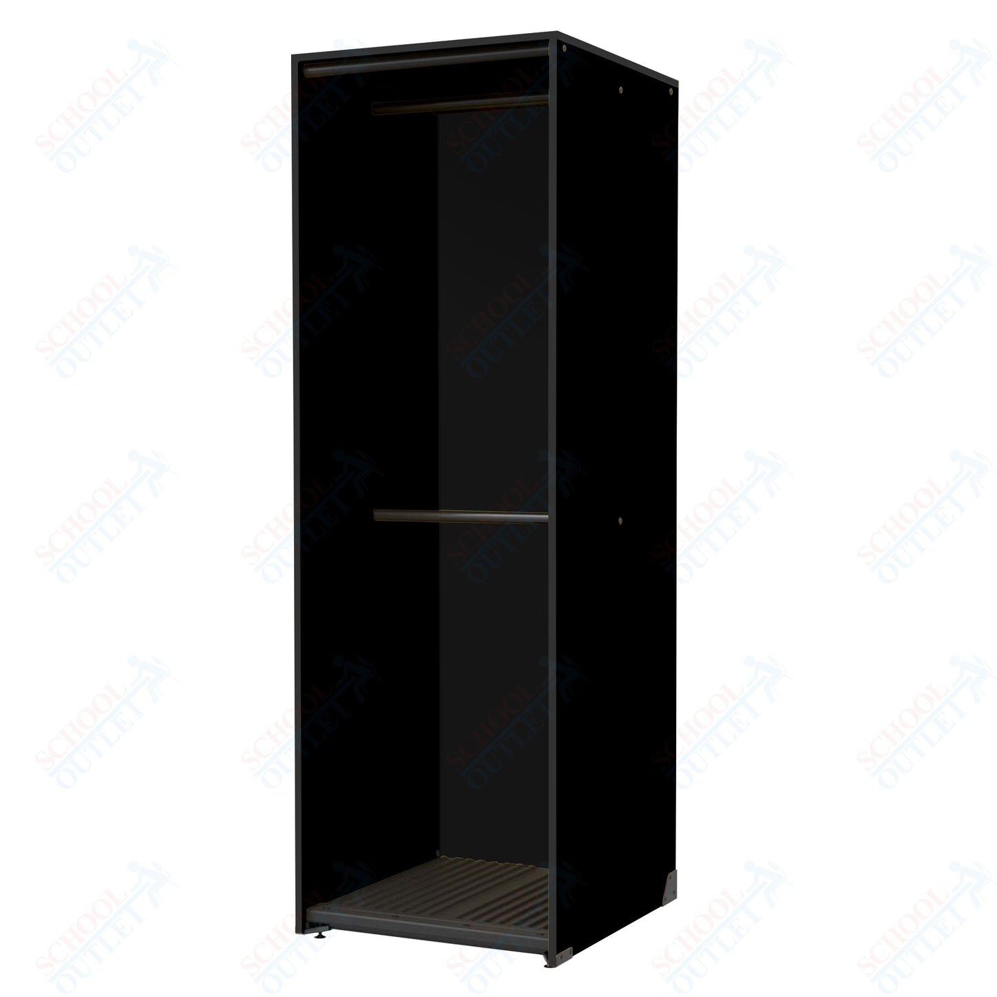 Marco Band - Stor Collection Storage Cabinet with 2 Rods Holds 22 Uniforms 27.75"W x 84"H x 29.25"D (BS204) - SchoolOutlet