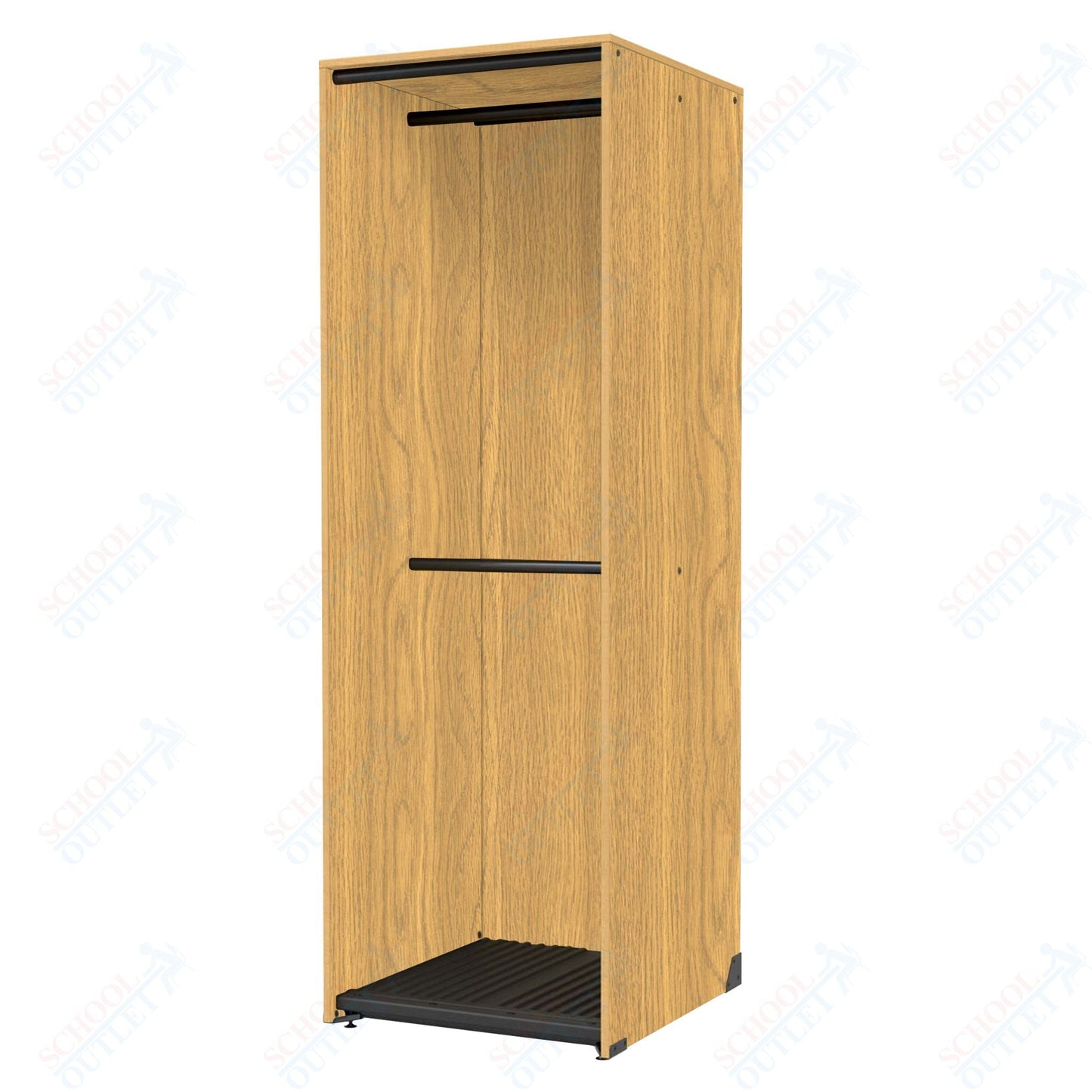 Marco Band - Stor Collection Storage Cabinet with 2 Rods Holds 22 Uniforms 27.75"W x 84"H x 29.25"D (BS204) - SchoolOutlet