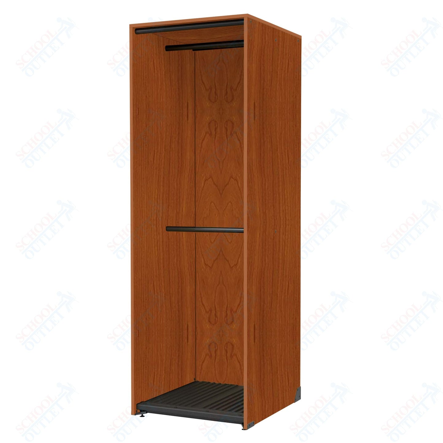 Marco Band - Stor Collection Storage Cabinet with 2 Rods Holds 22 Uniforms 27.75"W x 84"H x 29.25"D (BS204) - SchoolOutlet